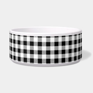 Gingham check pattern black and white