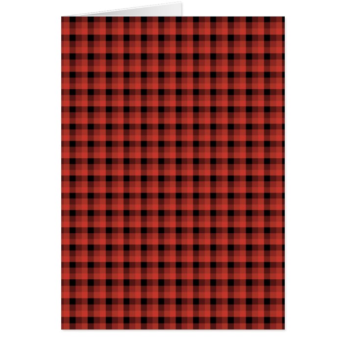 Gingham check pattern. Red and Black Plaid | Zazzle.co.uk