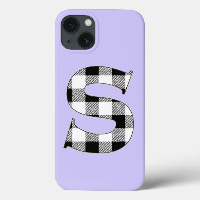Gingham Check S Case-Mate iPhone Case (Back)