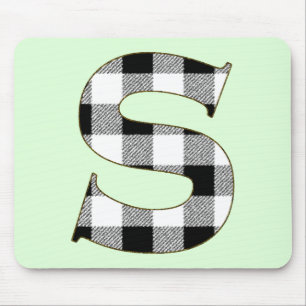 Gingham Check S Mouse Mat