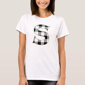 Gingham Check S T-Shirt