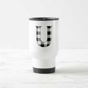 Gingham Check U Travel Mug