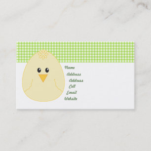 Gingham Chicken Profile Card