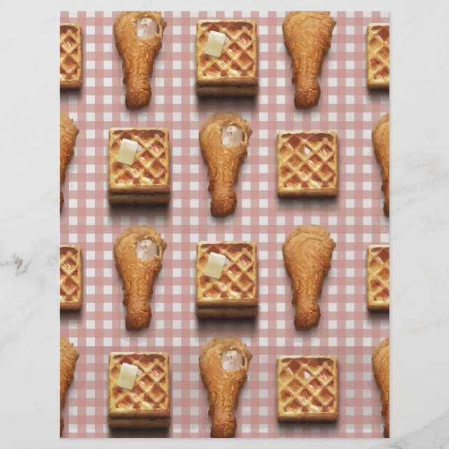 gingham chicken waffles (Front)
