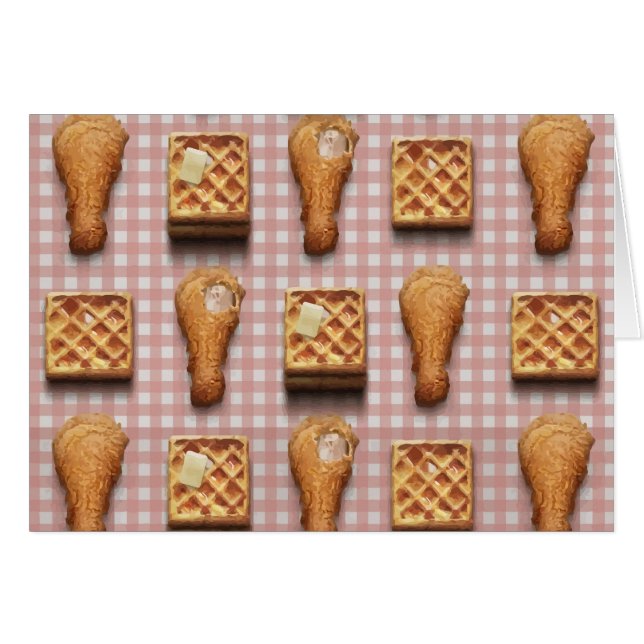 gingham chicken waffles (Front Horizontal)