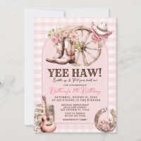 Gingham Cowgirl Western 8TH Birthday