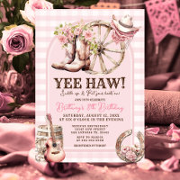Gingham Cowgirl Western 8TH Birthday