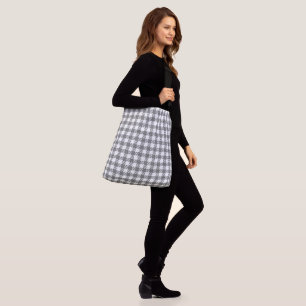 Gingham grey and white. Shepherd's Check Crossbody Bag