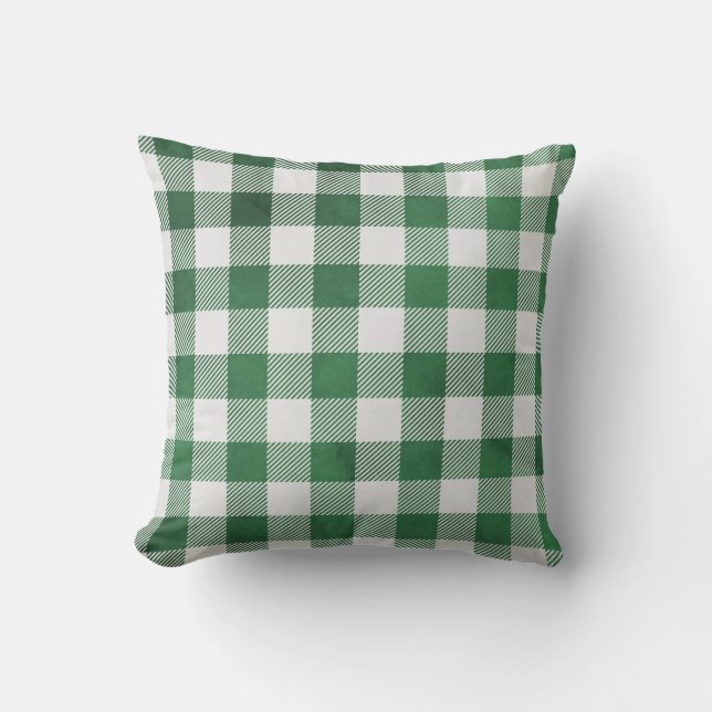 Gingham Grid Accent Cushion (Front)