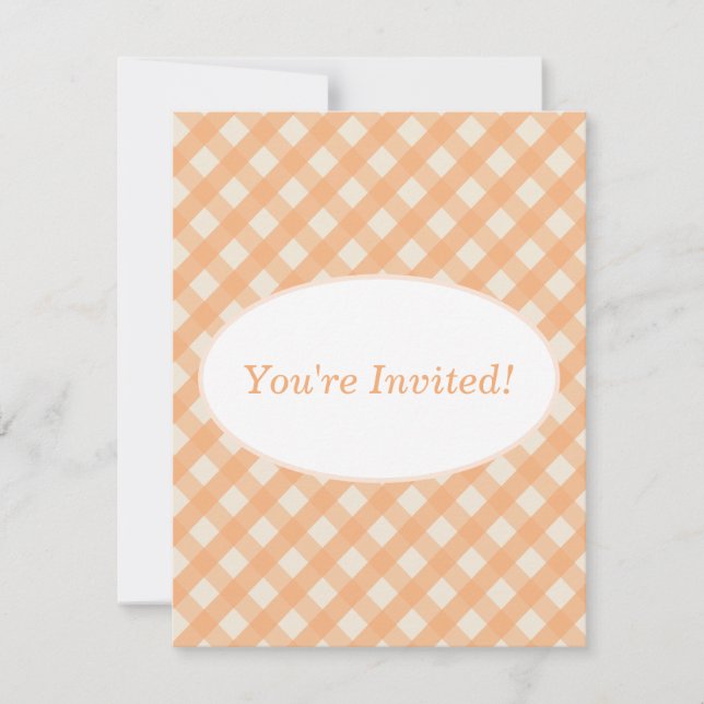 Gingham Invitation (Front)