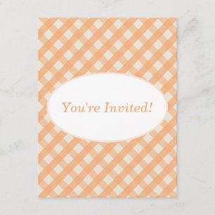 Gingham Invitation