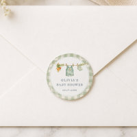 Gingham Locally Grown Baby Shower Party