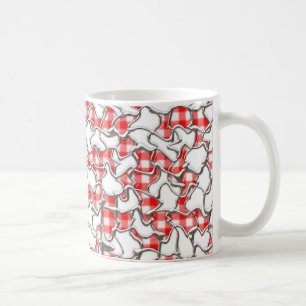 Gingham Mosaic Tiles Coffee Mug
