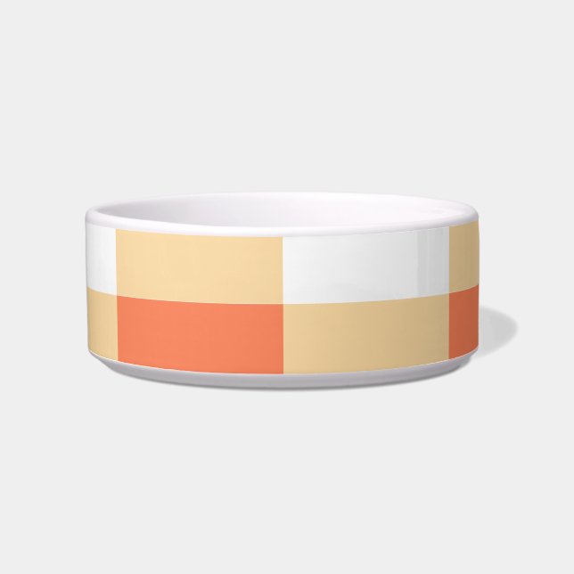 Gingham Pattern Bowl (Front)