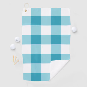 Gingham Pattern Golf Towel