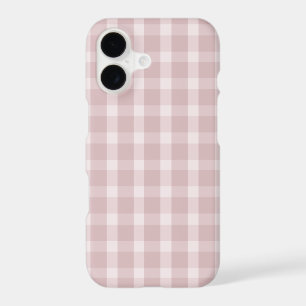 Gingham Pattern In Ballerina Preppy Pink Colours