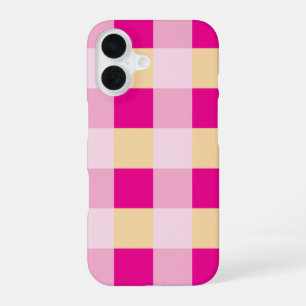Gingham Pattern iPhone 16 Case