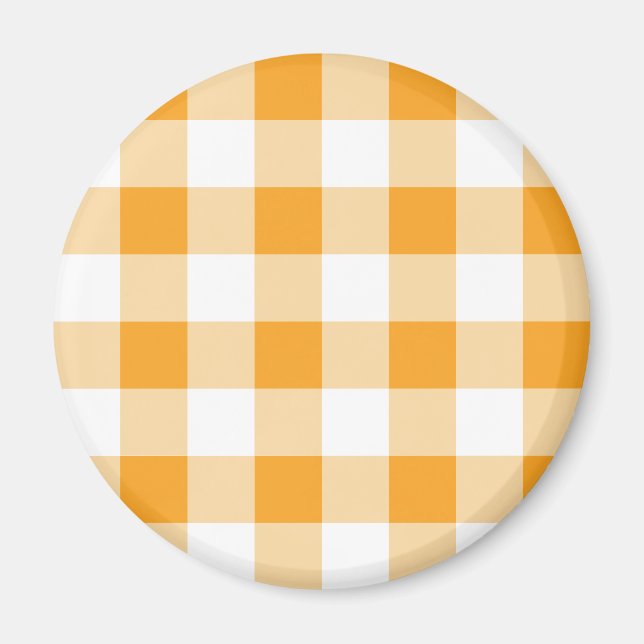 Gingham Pattern Magnet (Front)