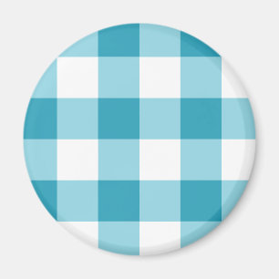 Gingham Pattern Magnet
