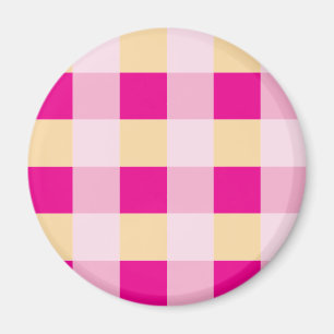Gingham Pattern Magnet