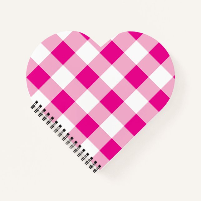 Gingham Pattern  Notebook (Front)