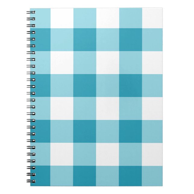 Gingham Pattern  Notebook (Front)
