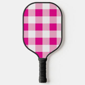 Gingham Pattern Pickleball Paddle