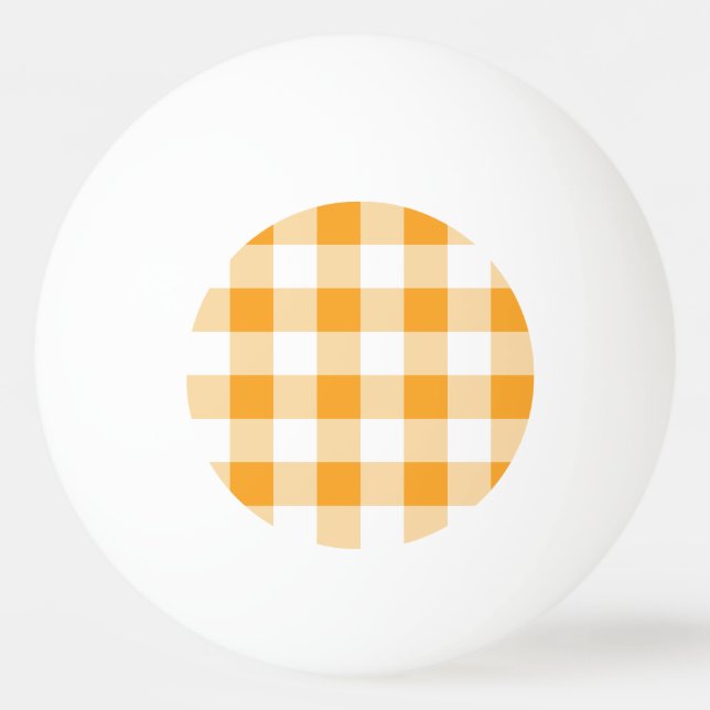 Gingham Pattern Ping Pong Ball (Front)