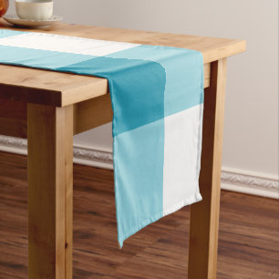 Gingham Pattern Short Table Runner
