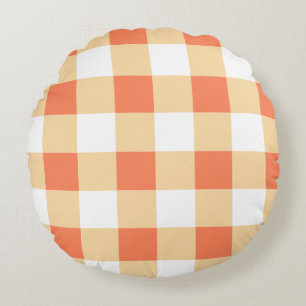 Gingham Pattern Throw Pillow