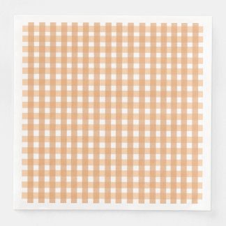 Gingham: Peachy Napkin