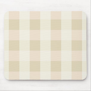 Gingham Pink & Cream Mouse Mat
