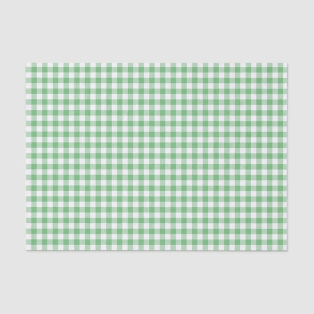 Gingham Plaid Check Tissue Paper (Front)