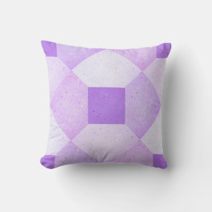 gingham plaid checks chequered pattern purple cushion