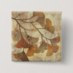 Gingko 15 Cm Square Badge