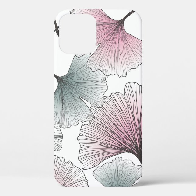 Gingko biloba hand-drawn. Case-Mate iPhone case (Back)