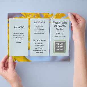 Gingko Business Logo Folded Brochure