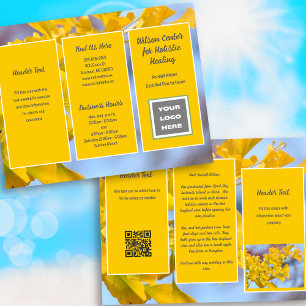 Gingko Business Logo Folded Brochure