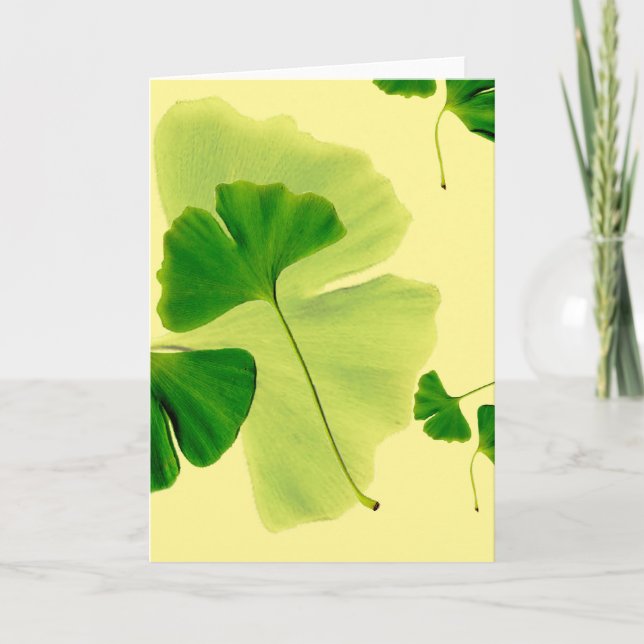 Gingko Elegance Card (Front)