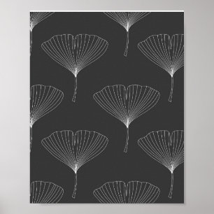 Gingko leaf poster