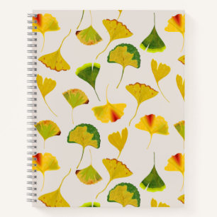 Gingko Leaves Notebook