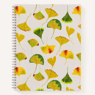 Gingko Leaves Notebook