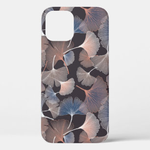 Ginhko leave pattern iPhone 12 case