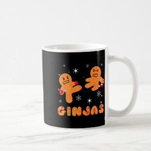 Ginjas Gingerbread Ninjas Funny Ugly Christmas  Coffee Mug