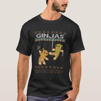 Ginjas Gingerbread Ninjas Ugly T-Shirt