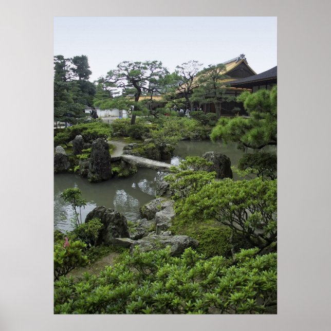 GINKAKU-JI ZEN TEMPLE POSTER (Front)