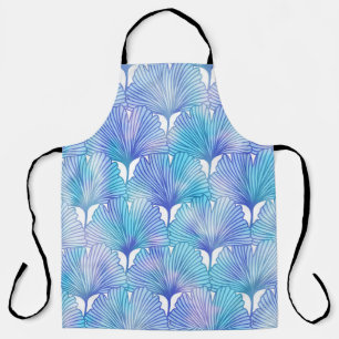 Ginkgo Biloba Leaves Autumn Pattern Apron
