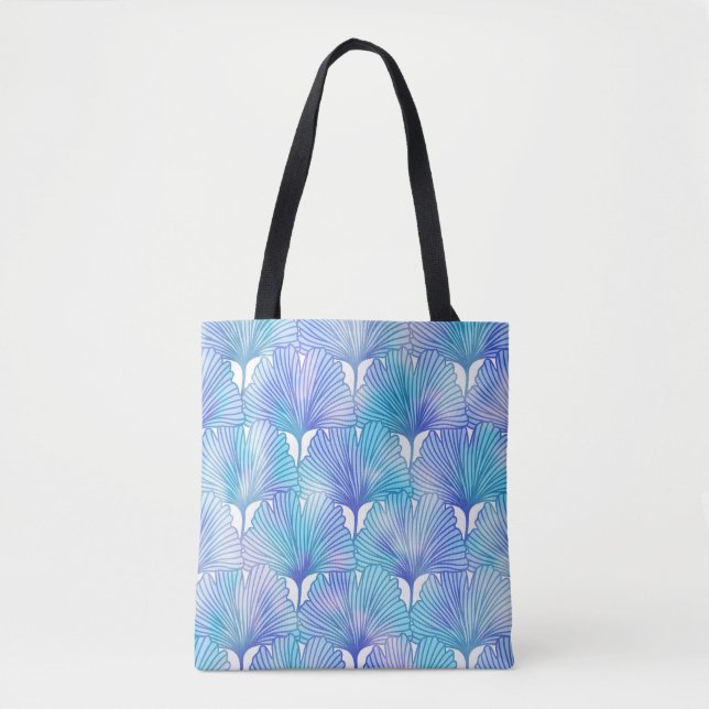 Ginkgo Biloba Leaves Autumn Pattern Tote Bag (Front)