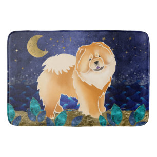 GINKGO CHOW  Red  Crate/Bath Mat in 3 sizes