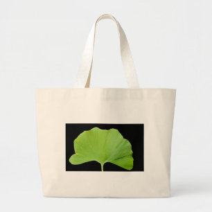 Ginkgo (Ginkgo biloba) leaf Large Tote Bag